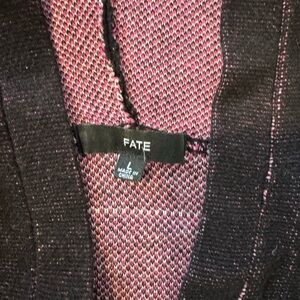 Fate Women's Sweater in Black and Pink